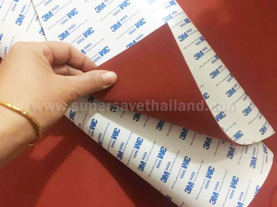 แผ่นยางฟองน้ำแปะเทปกาว